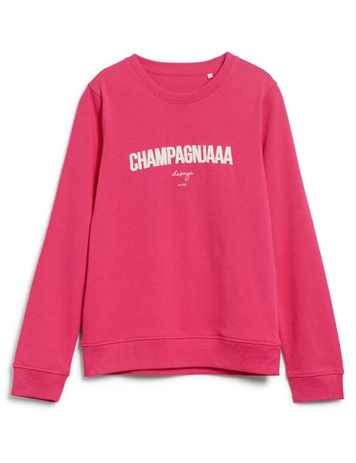 Sweater Damen "CHAMPAGNJAAA" – pink